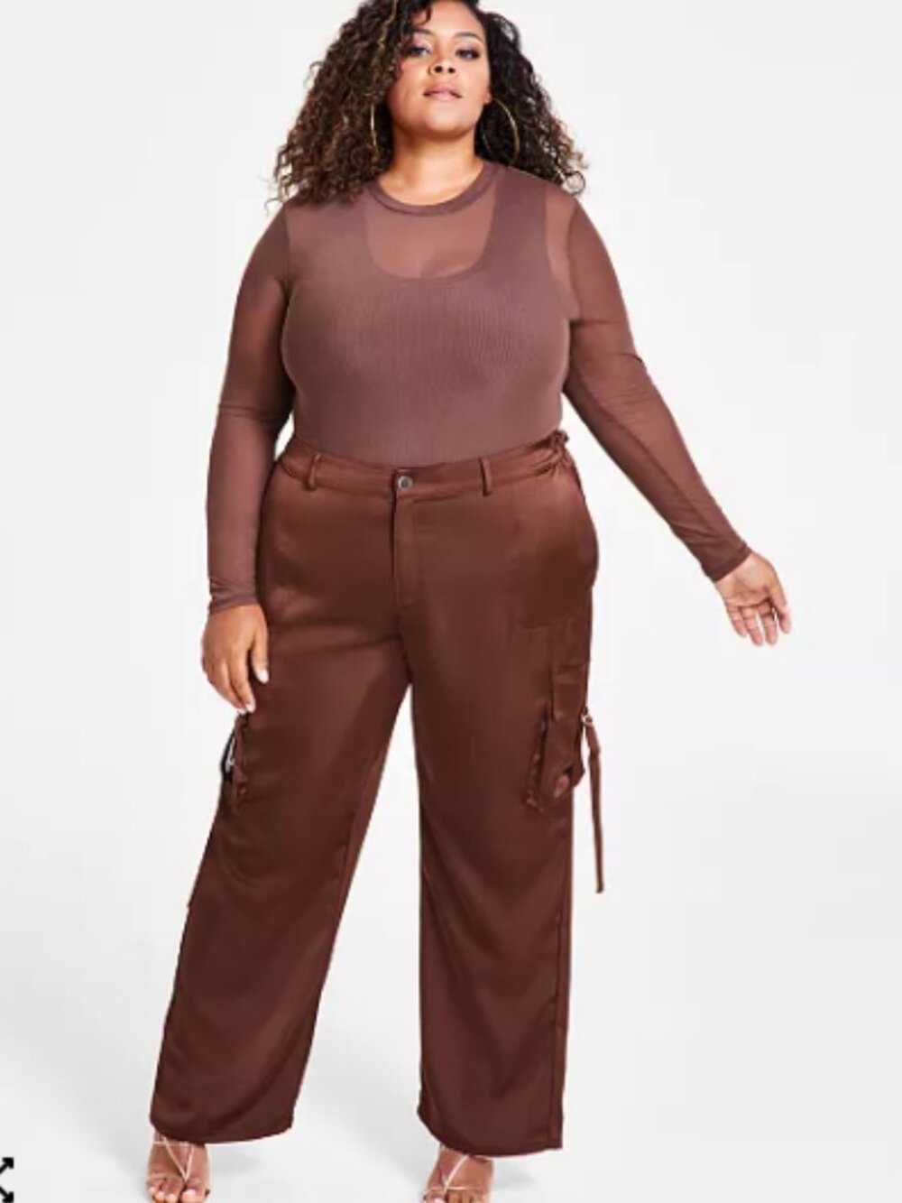 Nina Parker Straight-Leg Cargo Pants NWT size 22W